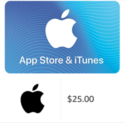 $25 App Store &amp; iTunes Gift Cards - [US Region Instant Digital Code] Email Delivery