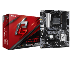 ASRock B550 Phantom Gaming 4/ac WiFi AM4 AMD B550 SATA 6Gb/s ATX AMD Motherboard