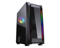 Cougar MX410-T Compact Mid-Tower Computer Case with Dual RGB Strips
