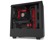 NZXT H510 Black/Red Steel Tempered Glass ATX Mid-Tower Computer Case