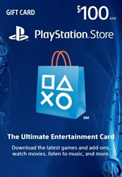 $100 PlayStation Store PSN Gift Card - PS3/ PS4/ PS Vita [US Region Digital Code]