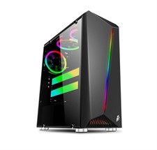 1st Player Rainbow R3 ATX Gaming Computer Case Without Fans - Black