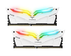 T-FORCE NIGHTHAWK RGB 16GB (2x8GB) DDR4 3200MHz Desktop Memory - White