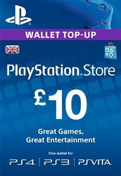 £10 PlayStation Store PSN Gift Card - PS3/ PS4/ PS Vita [UK Region Digital Code]