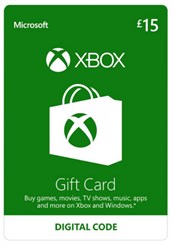Xbox Live £15 Gift Card [Online Digital Code]