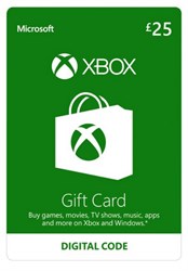 Xbox Live £25 Gift Card [Online Digital Code]