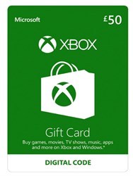 Xbox Live £50 Gift Card [Online Digital Code]