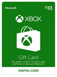 Xbox Live $10 Gift Card [Online Digital Code]