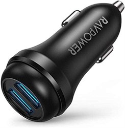 RAVPower Turbo Car Charger 36W With 2 QC 3.0 Ports