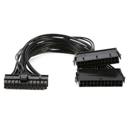 Dual 24 Pin Power Supply Link/SLI Cable for Mining