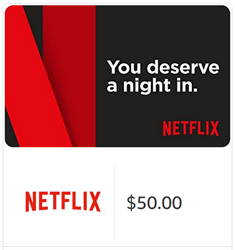 $50 Netflix Gift Card
