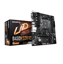 GIGABYTE B450M S2H V2 (rev. 1.0) AM4 AMD B450 Ultra Durable mATX Motherboard