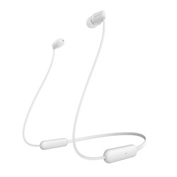 Sony WI-C200 Wireless In-ear Neckband Style Earphones - White