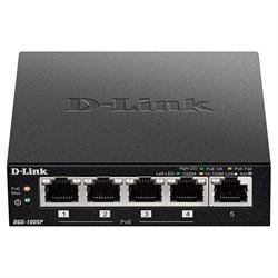 D-LINK 5-Port Gigabit Unmanaged Switch with 4 POE Ports (DGS-1005P)