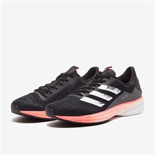 Adidas SL20 Running Shoes - Core Black/White/Signal Coral