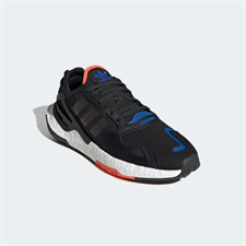 Adidas Day Jogger Men's Running Shoes - Core Black / Night Brown / Semi Solar Red