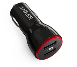 Anker PowerDrive 2 24W 2 Port Car Charger Without Cable