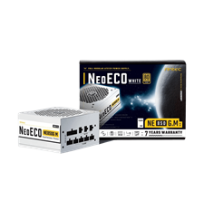 Antec NeoECO NE850G M 80+ Gold Certified 850W Fully Modular Power Supply - White