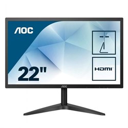 AOC E2270SWN 21.5 Inches Class LED Monitor 1600 x 900 Resolution VGA Black 5ms