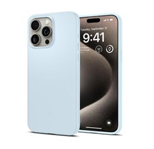 Apple iPhone 15 Pro Max Thin Fit Case by Spigen - Mute Blue