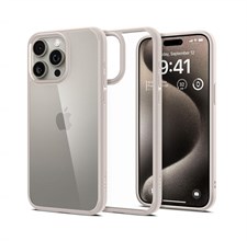 Apple iPhone 15 Pro Max Ultra Hybrid Case by Spigen - Natural Titanium