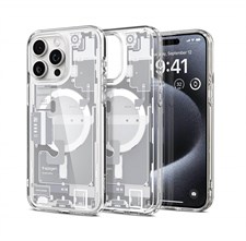 Apple iPhone 15 Pro Max Ultra MagFit Case by Spigen - Zero One White