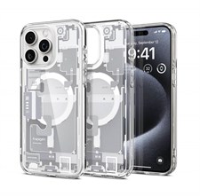 Apple iPhone 15 Pro Ultra MagFit Case by Spigen - Zero One White