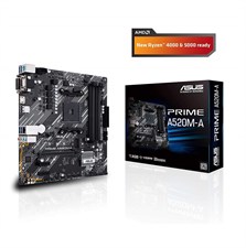 ASUS PRIME A520M-A  AMD A520 Ryzen AM4 microATX Motherboard with M.2