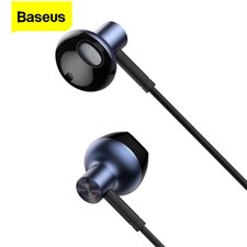 Baseus Encok H19 6D Stereo Bass Wired Earphones - Blue