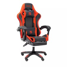 Boost Surge Gaming Chair with Footrest - Black/Red