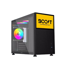 Boost T-Rex LED MicroATX Mini-Tower Computer Case 