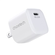 Choetech PD5007 30W EHO Mini GaN II USB-C Wall Charger - White