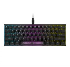 CORSAIR K65 RGB MINI 60% Mechanical Gaming Keyboard - CHERRY MX SPEED - Black