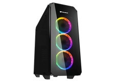 Cougar PURITAS RGB Tempered Glass Cover Mid Tower Computer Case