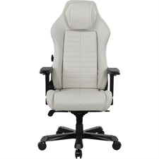 DXRacer Master Series Microfiber Leather Gaming Chair - White
