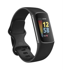 Fitbit Charge 5 Advanced Fitness & Health Tracker with Built-in GPS - Black (Open Box)