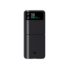 Galaxy Z Flip 4 MagEZ 3 Case Carbon Fiber Magnetic by PITAKA - Rhapsody