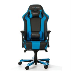 DXRacer King Series PU Leather Gaming Chair - Black/Blue