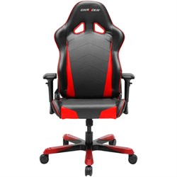 DxRacer Tank Series PU Leather Gaming Chair - Black/Red