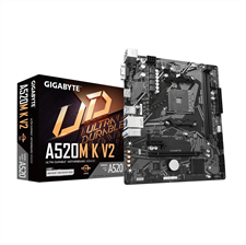 Gigabyte A520M K V2 AMD AM4 B450 Ultra Durable Micro ATX Motherboard