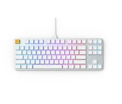 Glorious GMMK Tenkeyless PreBuilt Gaming Keyboard - White