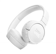 JBL Tune 670NC Noise Cancelling Wireless Bluetooth Headphones with JBL Pure Bass Sound - White