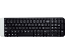 Logitech K230 2.4GHz Wireless Mini Keyboard - Black