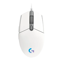 Logitech G102 Lightsync RGB 6 Button Gaming Mouse - White