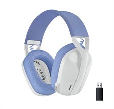 Logitech G435 LIGHTSPEED Ultra-light Wireless Bluetooth Gaming Headset - White