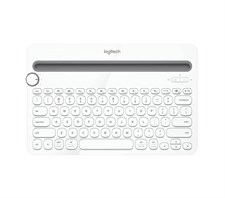 Logitech K480 Bluetooth Multi-Device Wireless Keyboard - White