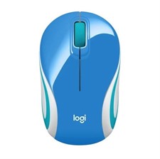 Logitech M187 2.4 GHz Wireless Mini Mouse - Blue