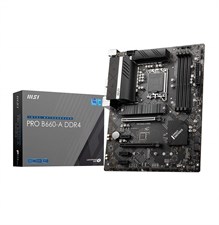 MSI Pro B660-A DDR4 LGA 1700 Intel 12th Gen ATX Motherboard