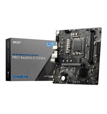 MSI Pro B660M-E DDR4 Intel 12th Gen LGA 1700 microATX Motherboard