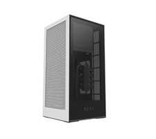 NZXT H1 Mini ITX Computer Case with 650w PSU Riser Cable and 140mm Liquid Cooler